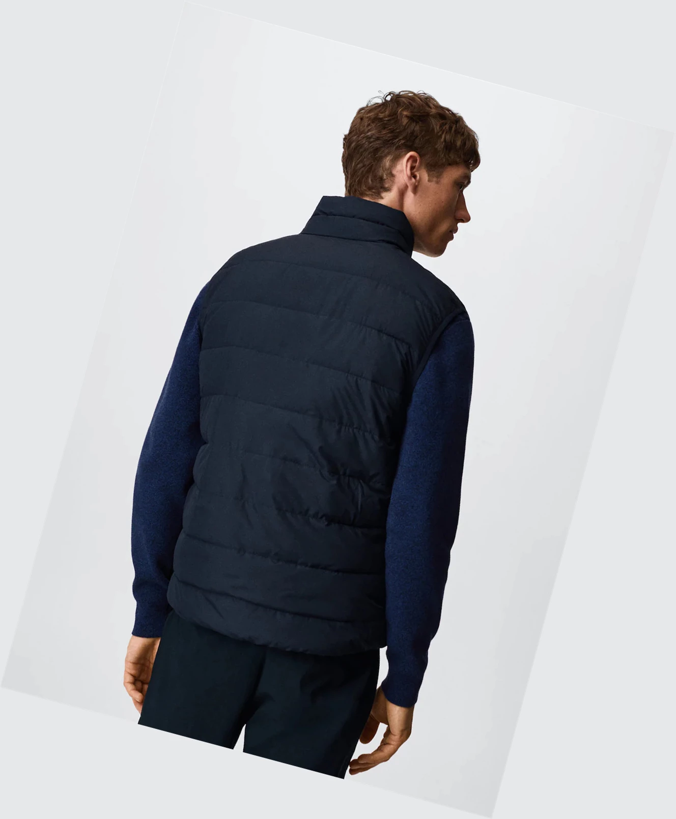 Vesty Mango Ultra-light Prešívané Panske Tmavo Námornícka Modrá | SK863293