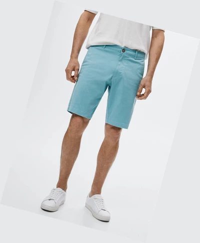 Bermudy Mango Chino Panske Modre | SK859893