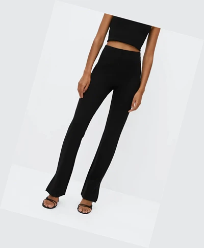 Leginy Mango Slit Hem Damske Čierne | SK861157